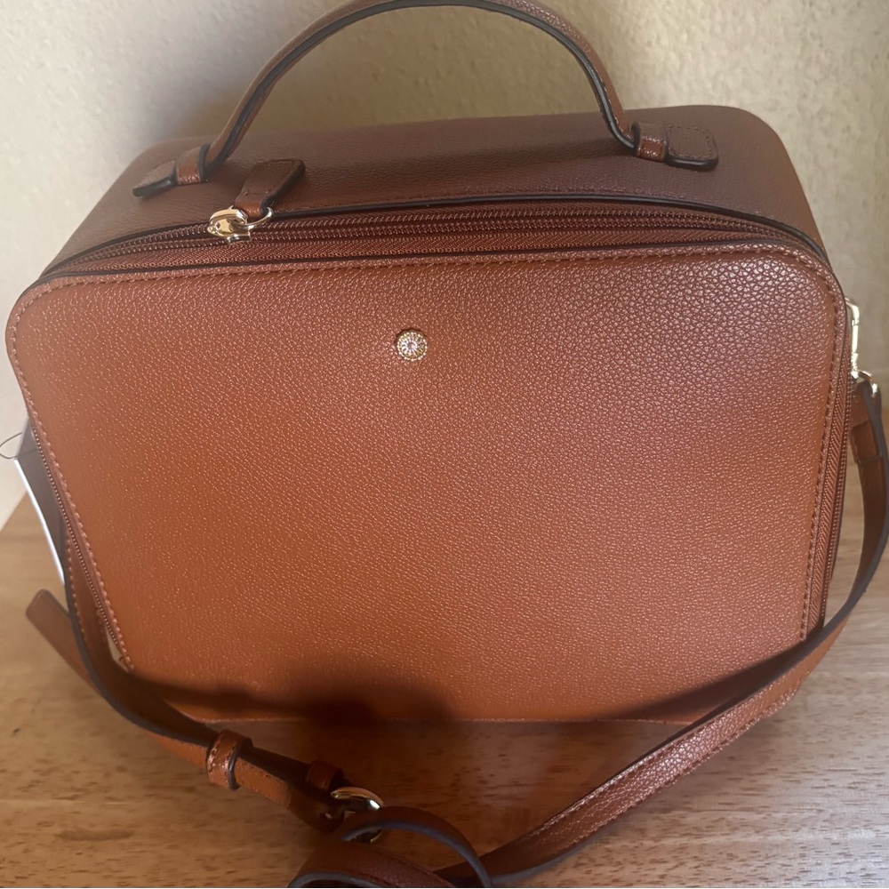 LC Lauren Conrad Brown stylish Lunch Bag